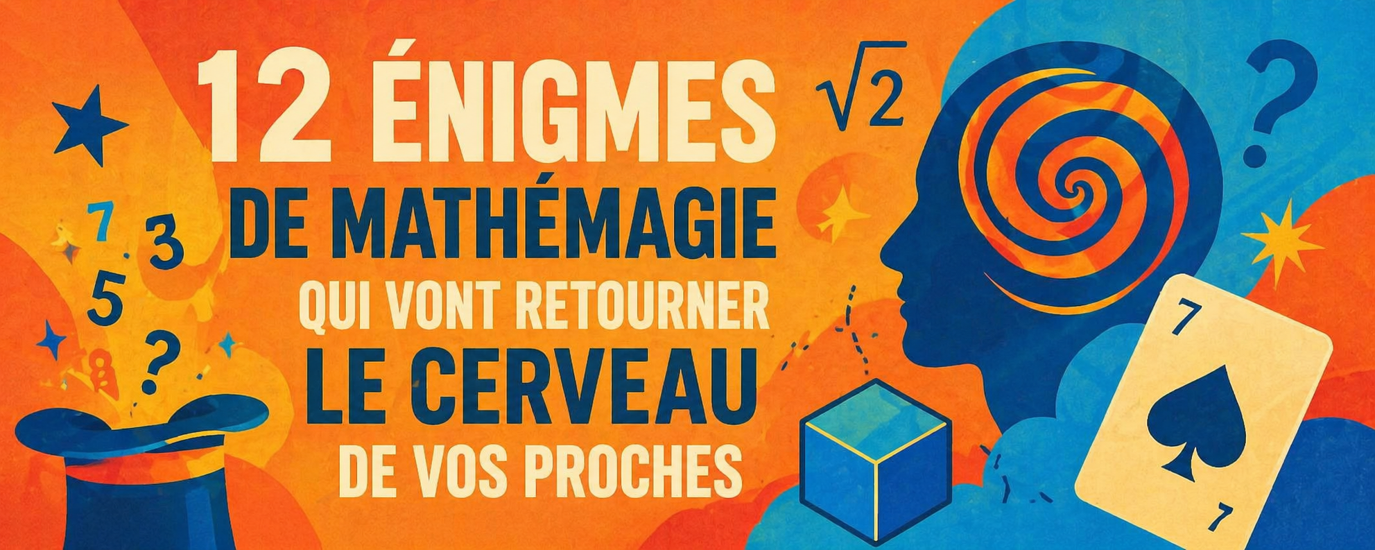 12 énigmes de mathémagie qui vont retourner le cerveau de vos proches